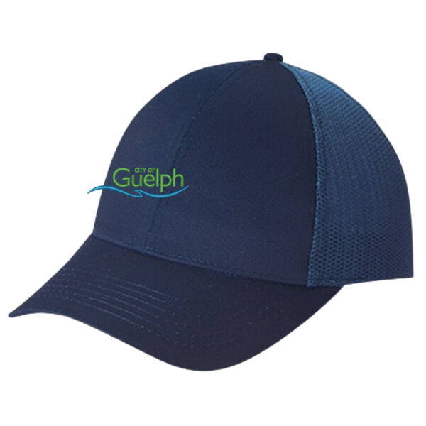 Embroidered Mesh/Cord Cap Thumbnail