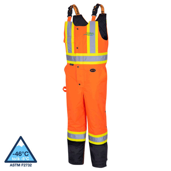Embroidered Insulated 300D Polyester Bib Overalls Thumbnail