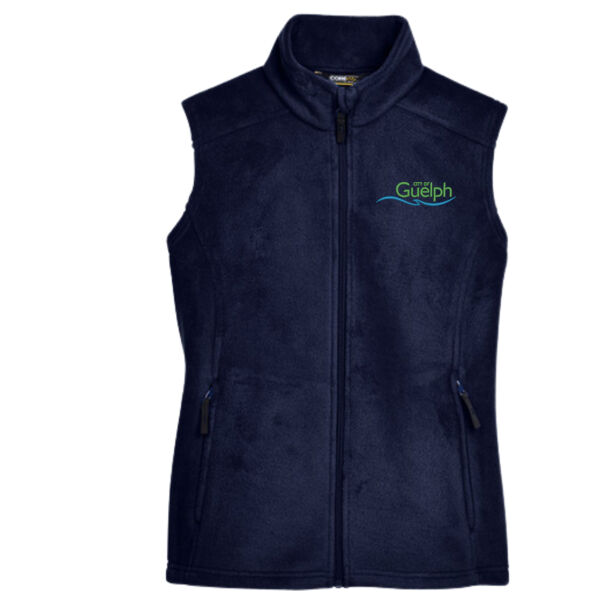 Embroidered Ladies Fleece Vest Thumbnail