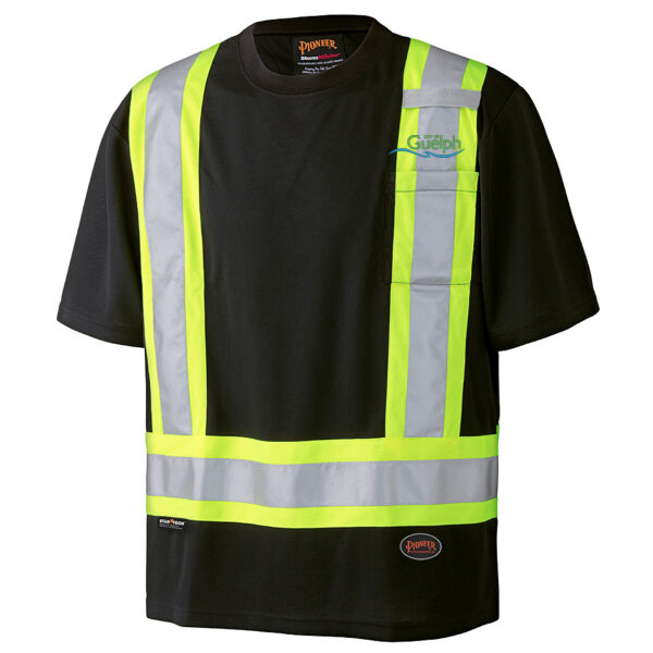 Embroidered Hi-Viz Safety T-Shirt: Bird's-Eye Poly  Thumbnail