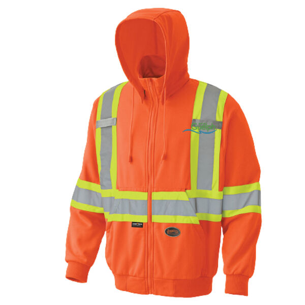 Embroidered Micro-Fleece Zip Hoodie Thumbnail