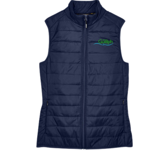 Embroidered Ladies' Prevail Packable Puffer Vest  Thumbnail