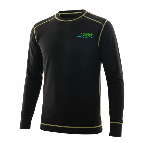 Embroidered Baselayer Long Sleeve Crewneck Top Thumbnail